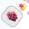 1Pcs Iron Art Fruit Bowl Creative Shape Snack Plate Black for Restaurant Home Hotel Fruit Storage Holder Metal Wire