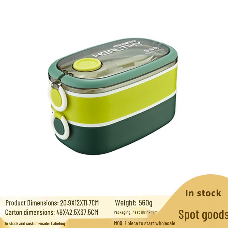 

Japanese Bamboo Fiber Bento Box: Eco-friendly, Heatable, Sealed, Single/Double Layer, Portable Handle, Three-in-One Design.