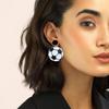Baseball Rugby Dangle Drop Earrings Football Jewelry Gift for Women Men Ornament