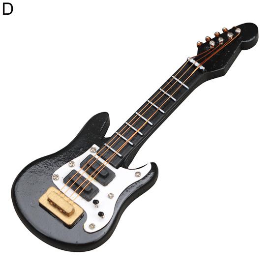 1:12 Dollhouse Guitar Compact Tiny Decorative