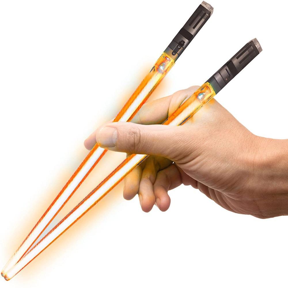 Washable Light Saber Chopsticks Detachable Luminous Chopstick Household LED Chopstick  Night