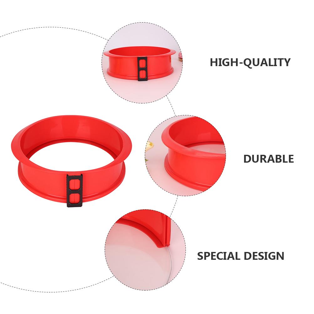 Mold Cheesecake Pan Toast Baking Pans Removable Tray Tempered Glass Nonstick Kitchen Gadget Decorate Bottom