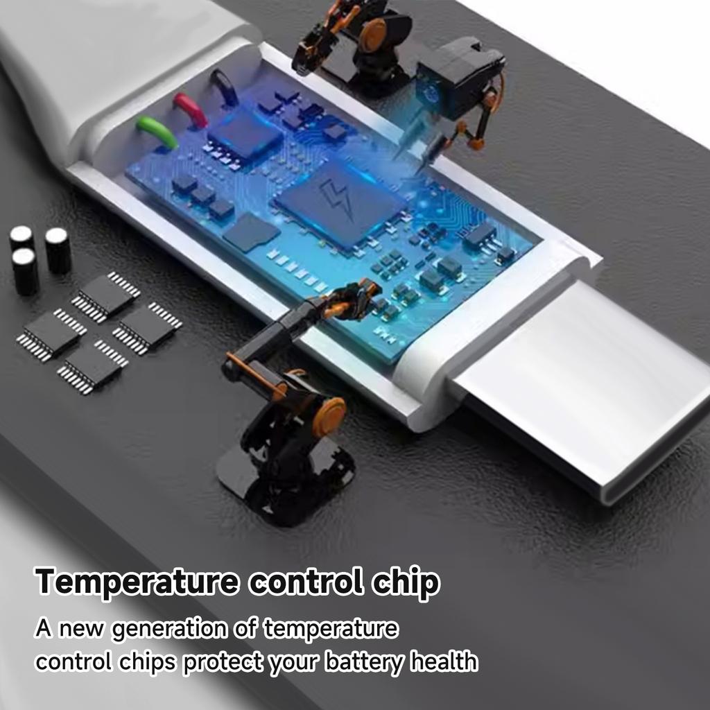 USB Type C Unbreakable Silicone Phone High-speed Data Line Compatible with Xiaomi Redmi and Other Smartphones Charging Cable