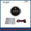 ELING 52mm (2'') Signal 0-5V Fuel Level Gauge Fuel Gauge with Red Backlight Working Volt 12V 24V for Car Boat VAN