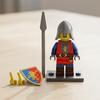 4Pcs Micro Medieval Knight Building Block Toy DIY Light Heavy Armor Knight Figure Mini Building Blocks Assembly Toy Decoration Collectors Gift