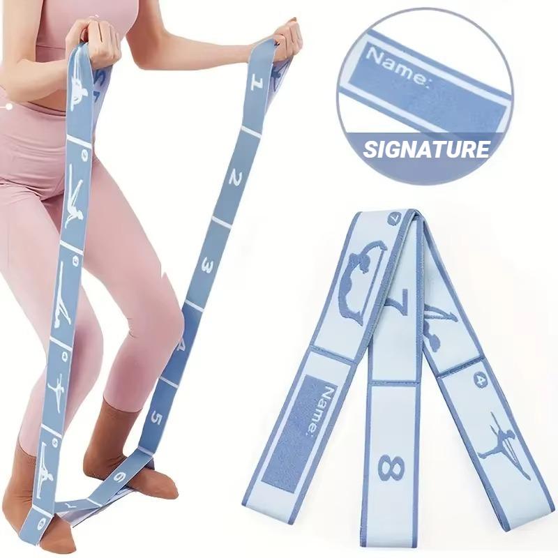 Durable And Safe Resistance Band Yoga Auxiliary Stretching Belt Adult Latin Training Elastic Bands Beginner Pilates Dance Loop Fitness Tension