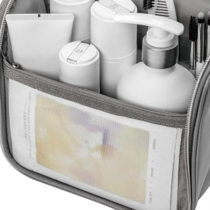 

MOHO & HOME MDJ6520 Hanging Hook Toiletry Bag Oxford Cloth Travel Organizer Waterproof Cosmetics Bag Type A