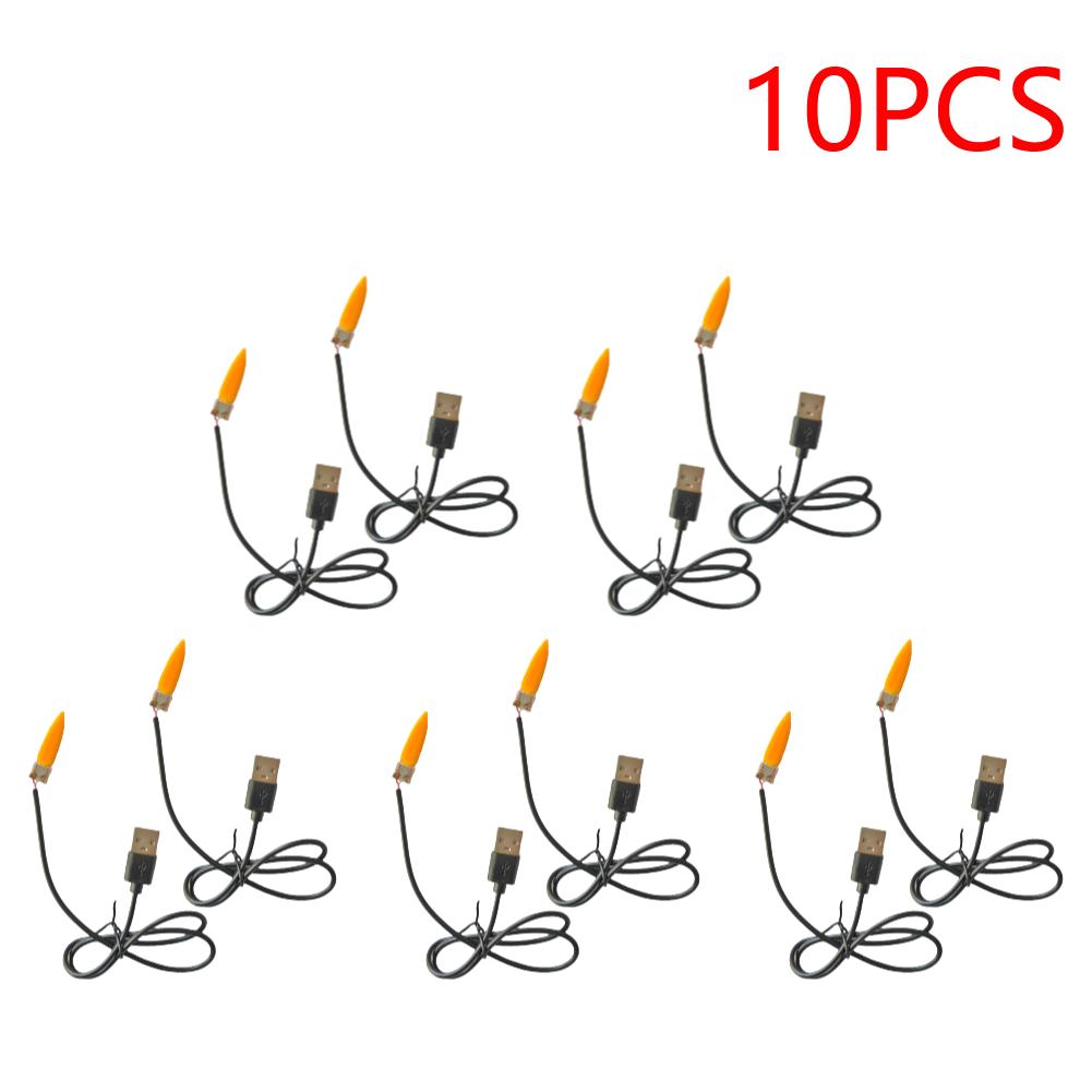 Flame Lamp Circuit Board with Usb Interface LED Flicker Effect LED Bead Usb Candle Light Creative for Parties Cafes Bars