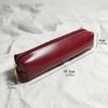 High Capacity PU Pen Pouch Reinforced Edges Modern Writing Tools Storage Bag Perfectly For Artists Students