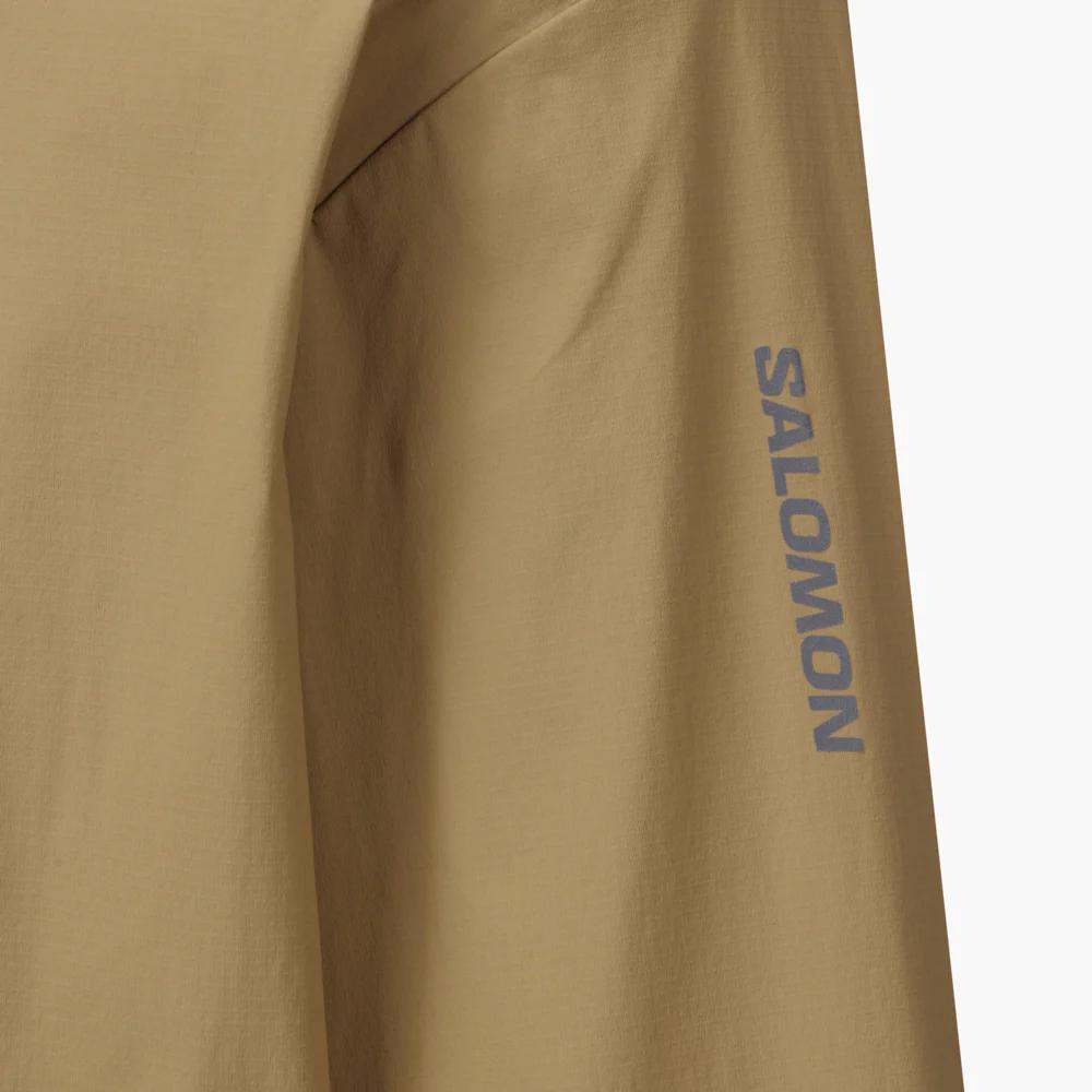 Salomon Logo Hooded Zip Long Sleeve Jacket Men jackets LC2993200