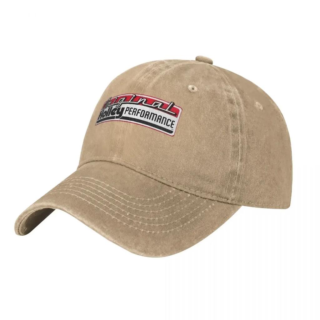 New Holley Performance Racing Logo Denim Hat Durable for All Seasons Mens Hats Baseball Cap For Men