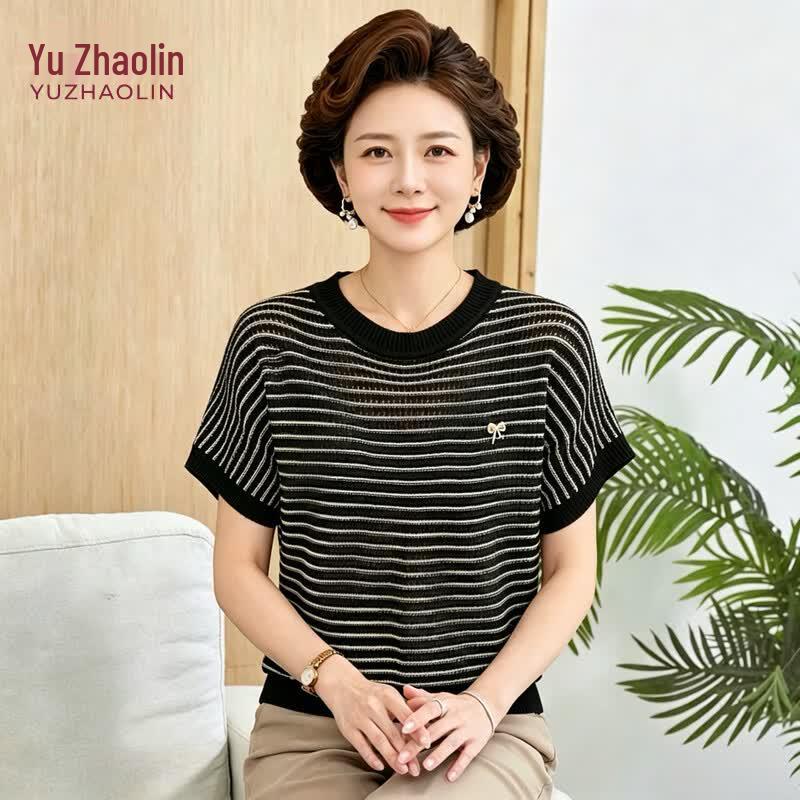 YUZHAOLIN Women s Summer Short-Sleeve T-Shirt One Size