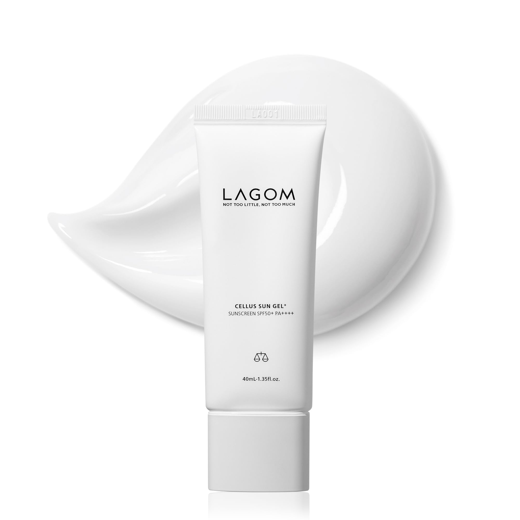 

LAGOM Солнечный Гель Плюс UV Аутентичный Японский Продукт SPF50+ PA++++ Солнцезащитное Средство, Эмульсия, Защита, Увлажнение, Без Мыла [Нелипкий, Освежающий] 40 мл белый