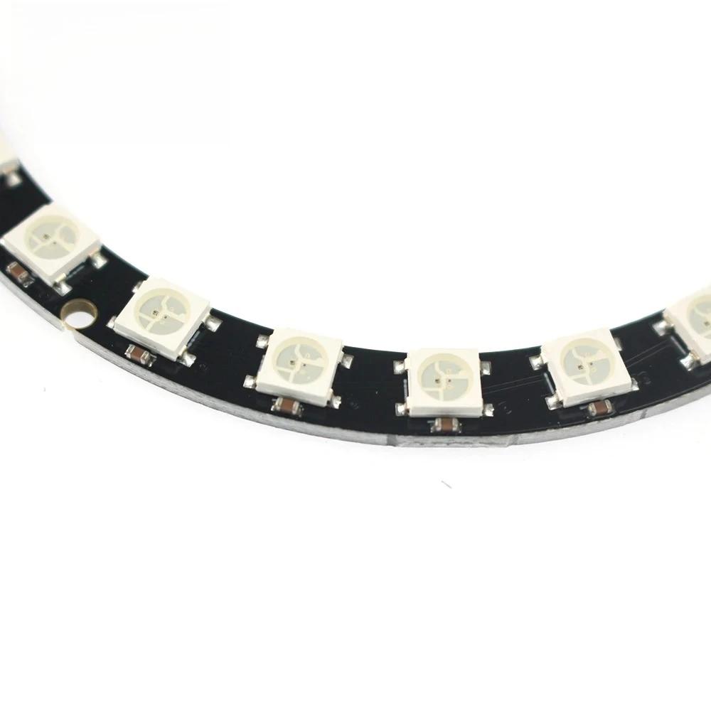 1/2PCS LED Lamp Panel Module WS2812 Driver RGB LED Controller Module SMD5050 RGB LED Ring Board For Arduinos