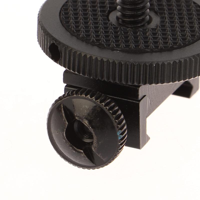 Taktisk Picatinny Siderail Kameramontering 21 mm til 25 mm 1/4 tommers skrue Sportskameramonteringsadapter for jakttilbehør