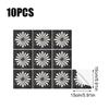 10 STÜCKE Wasserdichte Selbstklebende Wandfliesen Luxus Vinyl Fliesenaufkleber für DIY Renovierung