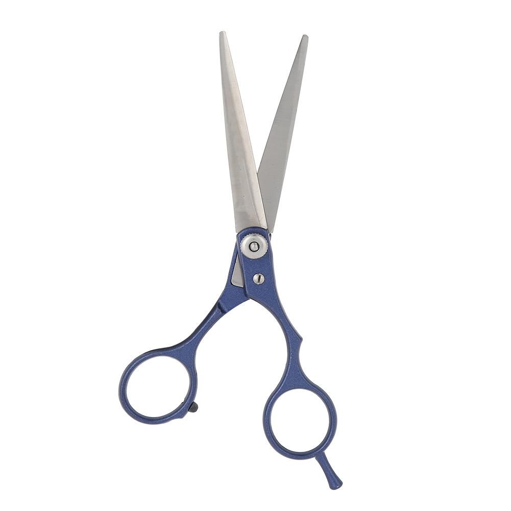 Professional Hair Cutting Scissors Barber Shears Family Salon Flat Tooth Hairdressing Tool Blue