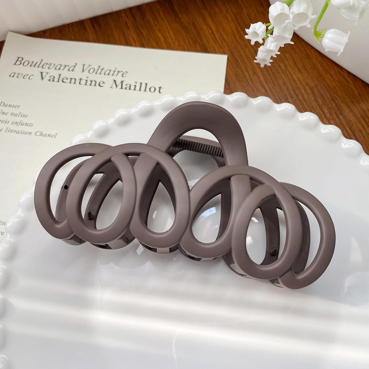 

Матовый полый коготь для волос бант заколка для волос краб элегантная шпилька женская заколка сплошная повязка на голову простые корейские модные аксессуары для волос