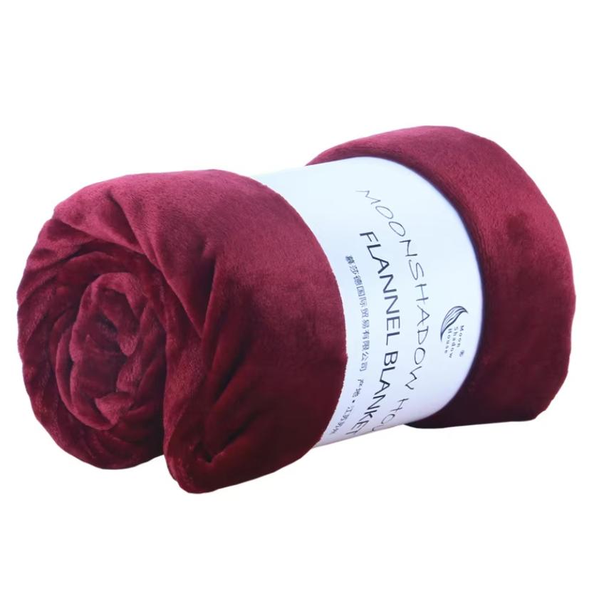 Solid Color Baby Blanket Flannel Boys Girls Nap Small Blanket Spring Summer Autumn Winter Children's Blanket Water Uptake100x150