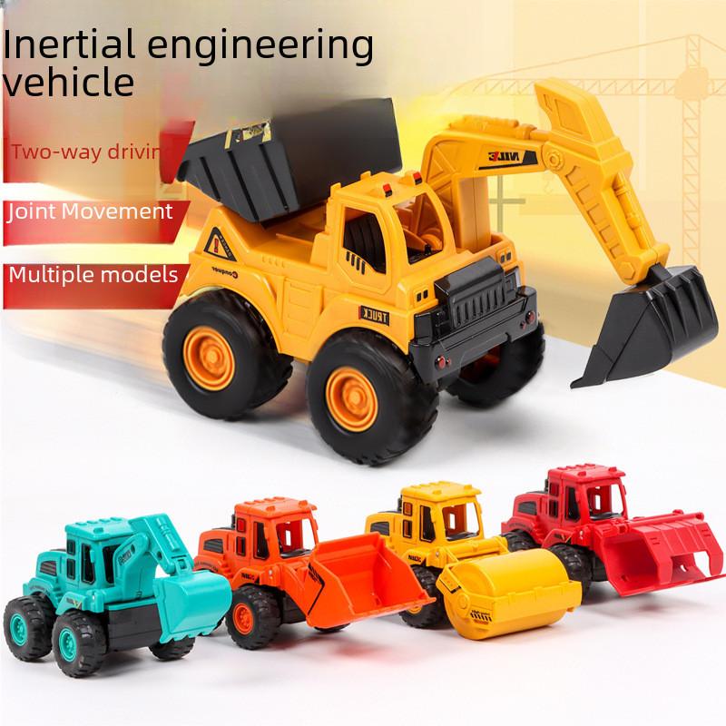 Excavator Inertia Large Dump Truck Set Toys Interactives Parts Skills Plays