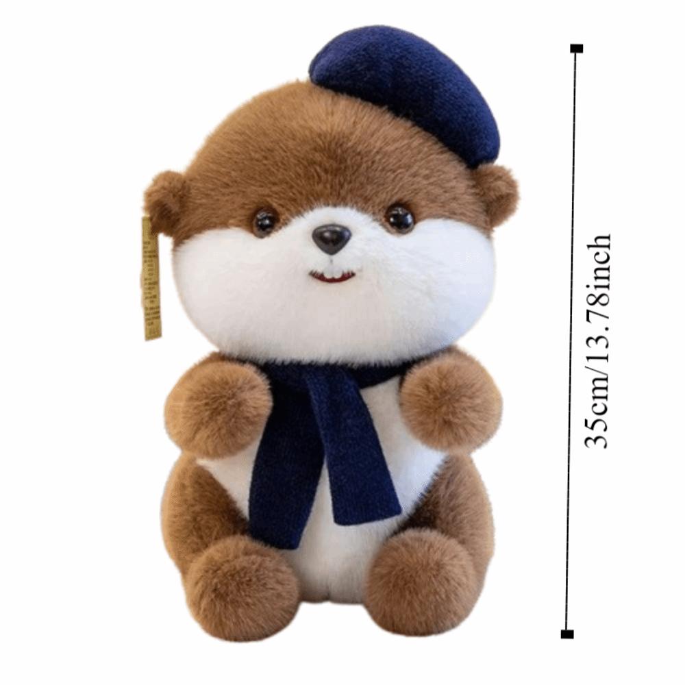 Fluffy Little Otter Plush Toy Soft Squirrel Plush Toy Beaver Plush Doll  Home Decor