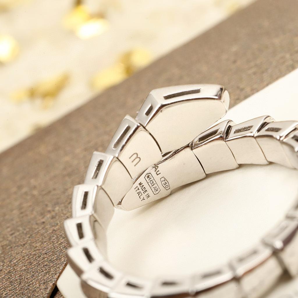 New Hot Brand Vintage Women's Rings Luxury Jewelry For Women Snake Type Designer Ring Fashion Pure 925 Silver Lady Party Rings