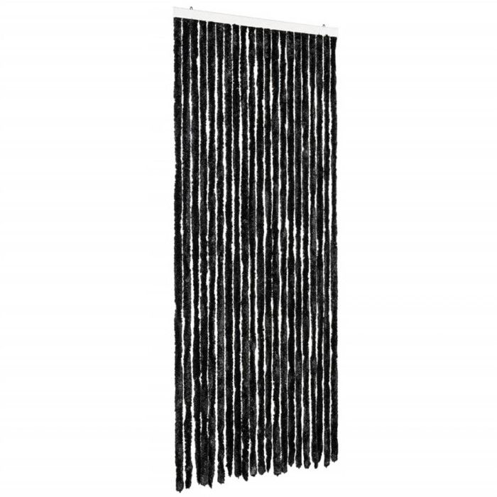 Moustiquaire - VIDAXL - 90x200 cm - Chenille 100% Polypropylène - Ajustable - Anthracite