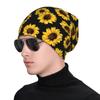 Vintage Daisy Flower Warm Soft Knitted Hat Lightweight Casual Hat Type Loose Chemotherapy Hat Cancer Patient Headwear Gift