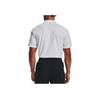 Under Armour Solid Color Polo Collar Pullover Short Sleeve Polo Shirt Men Tops White 1373690-100