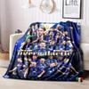 Famous F.C. Internazionale Milano football player Lautaro Martínez  blanket Soft four season home bed office travel outdoor warm  blanket L10
