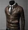 Jacket Fit Coat Streetwear Cool Men Fashion Leather Mens Winter Jackets Collar Autumn Outwear Slim