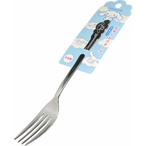 

Sanrio Cinnamoroll Stainless Steel Dessert Fork, 18.5cm (L), Die-Cut, Kitchen Japan