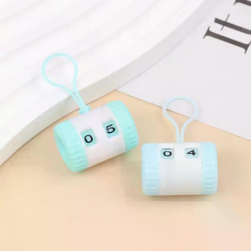 Manual Handheld Knitting Stitch Counter With Plastic Needles For Crochet Yarn Craft & Sewing Tools Yarn Knitting Stitch Counter