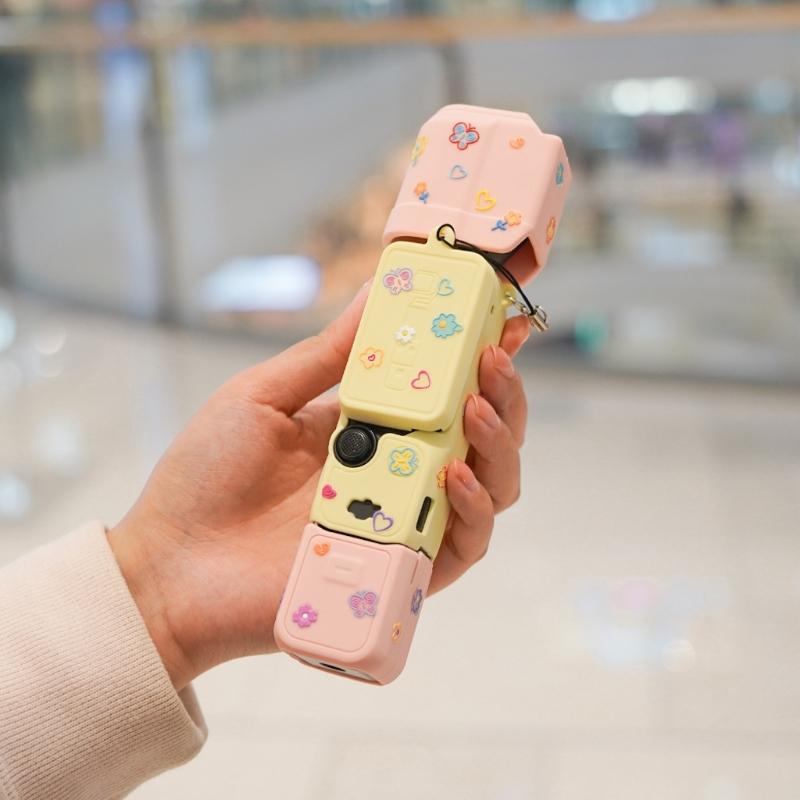 Durability Silicone Cover Compatible for Pocket 3 Camera Cover Protective Case For Full Body And Screen Protections