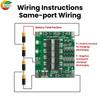 3S 11.1V 40A/4S 14.8V40A Ternary Same Port Lithium Battery Protection Board With Balanced 10Mos