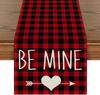 Desktop Ornaments Love Table Flag Tablecloth 33*183cm Table Runner For Festive Atmosphere Event Decoration Valentine's Day Party