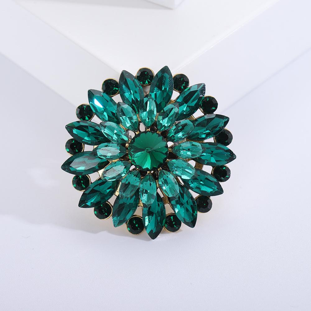Spille corsage in lega con strass accessori abbigliamento spot