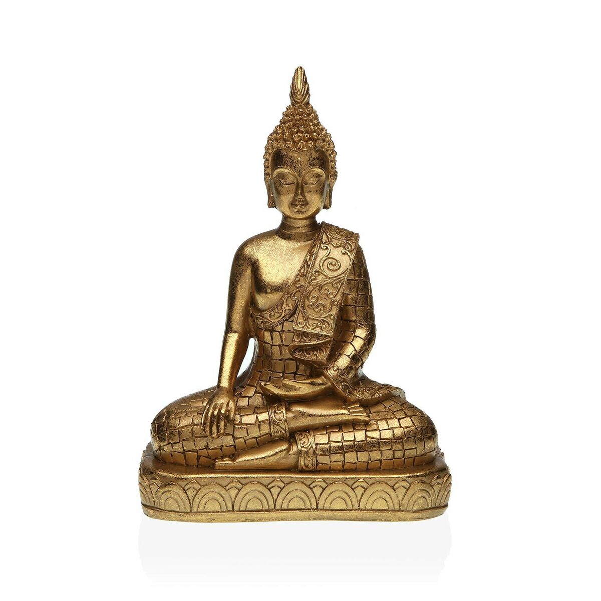 

Декоративная статуэтка Versa Golden Buda 8 x 23 x 15,5 см Смола TU прозрачный