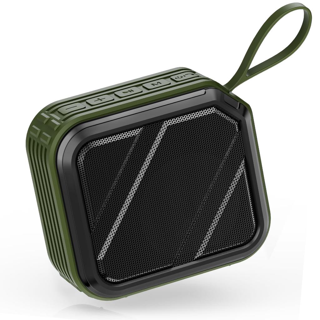 JYX Wireless Portable Bluetooth IPX7 for the or Car Speaker, Waterproof, Bath, Smartphone, PC, (Black)