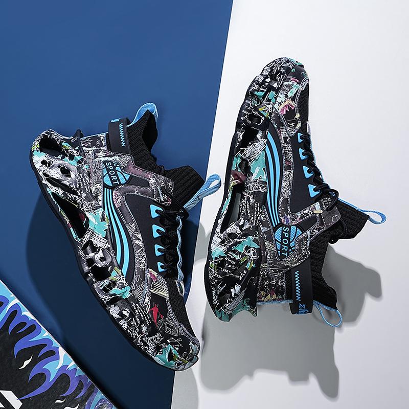 Fashion Shoes Men Sneakers Male Casual Mens Shoes Tenis Luxury Shoes Trainer Race Breathable Shoes Fashion Loafers Running Shoes for Men