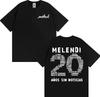 Rapper Melendi 20 Anos Sin Noticias Merch Tee Shirt Men Women Fashion Retro Short Sleeve T Shirt Cotton Casual Oversized Tshirt