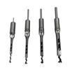 1/4” 5/16” 3/8” 1/2” 4PCS/Set Woodworking Square Drill Bit Wood Mortising Chisel Countersink Drill Bits Hole Saw Power Tool Kit