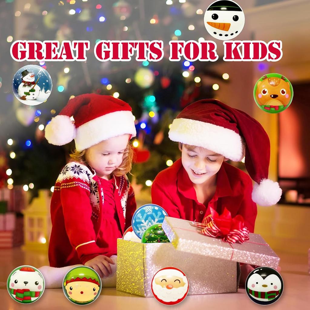6/36 KS Vánoční antistresové míčky Santa Claus Sobi Antistresová pěna Vánoční mačkací míček pro děti Vánoční párty drobnosti