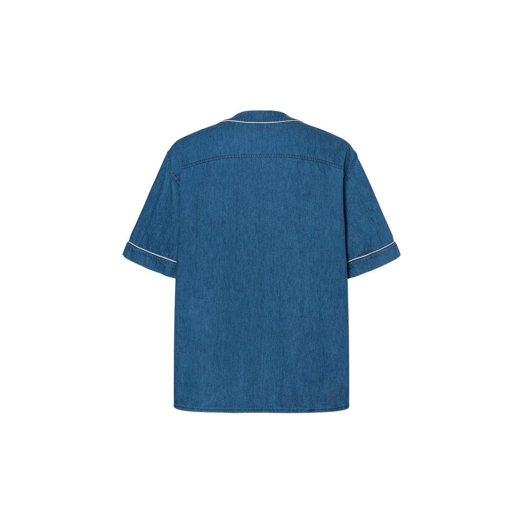 GUCCI Shirts Men's Blue V Neck Moderate Other 753105-XDCLX-4172