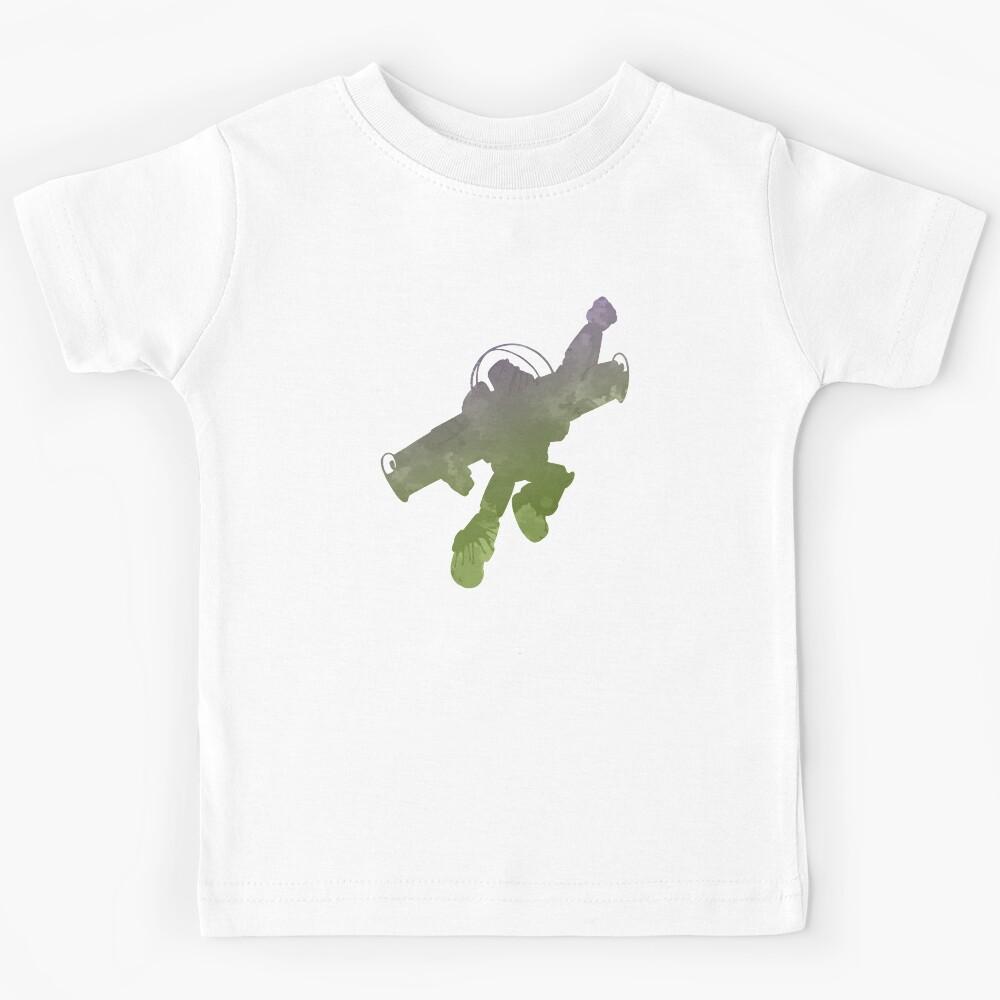 Spaceman Inspired Silhouette Kids T-Shirt 100