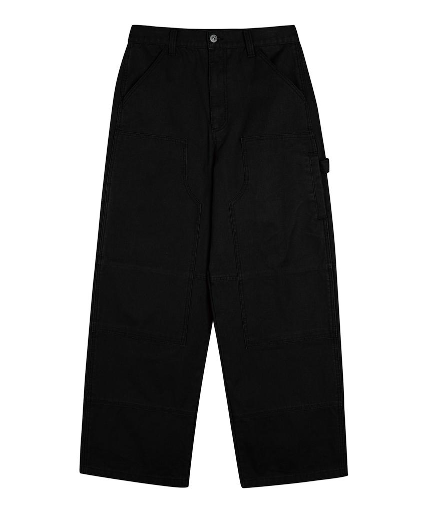 NOISE Double Knee Carpenter Work Pants_[Black]