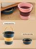 Portable Folding Bucket for Cleaning, Fishing, Car Washing, and Student Dorm Use