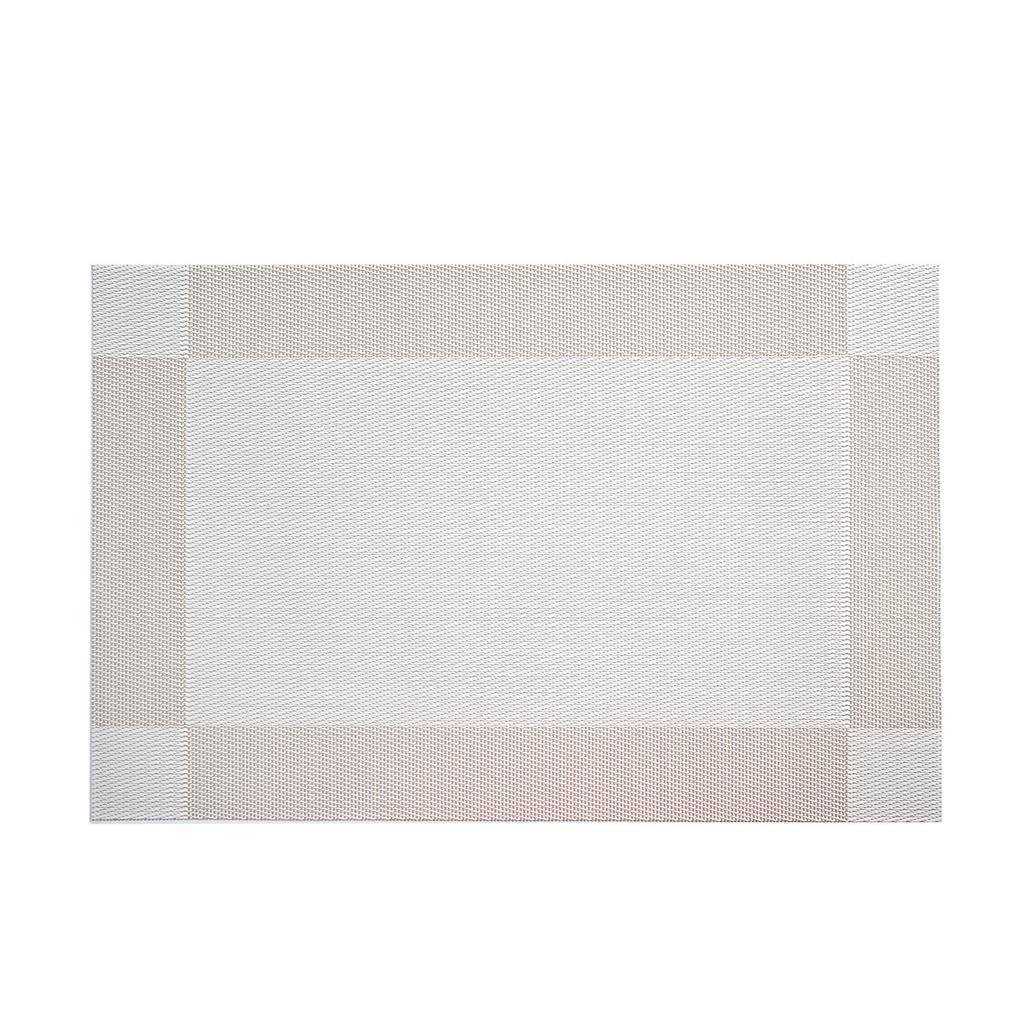 Jednoduchý rámový prostírání tkaný snadno čistitelný Evropský tepelně izolační podložka pod hrnek Teslin stolní podložka hotelová domácí PVC západní jídelní podložka