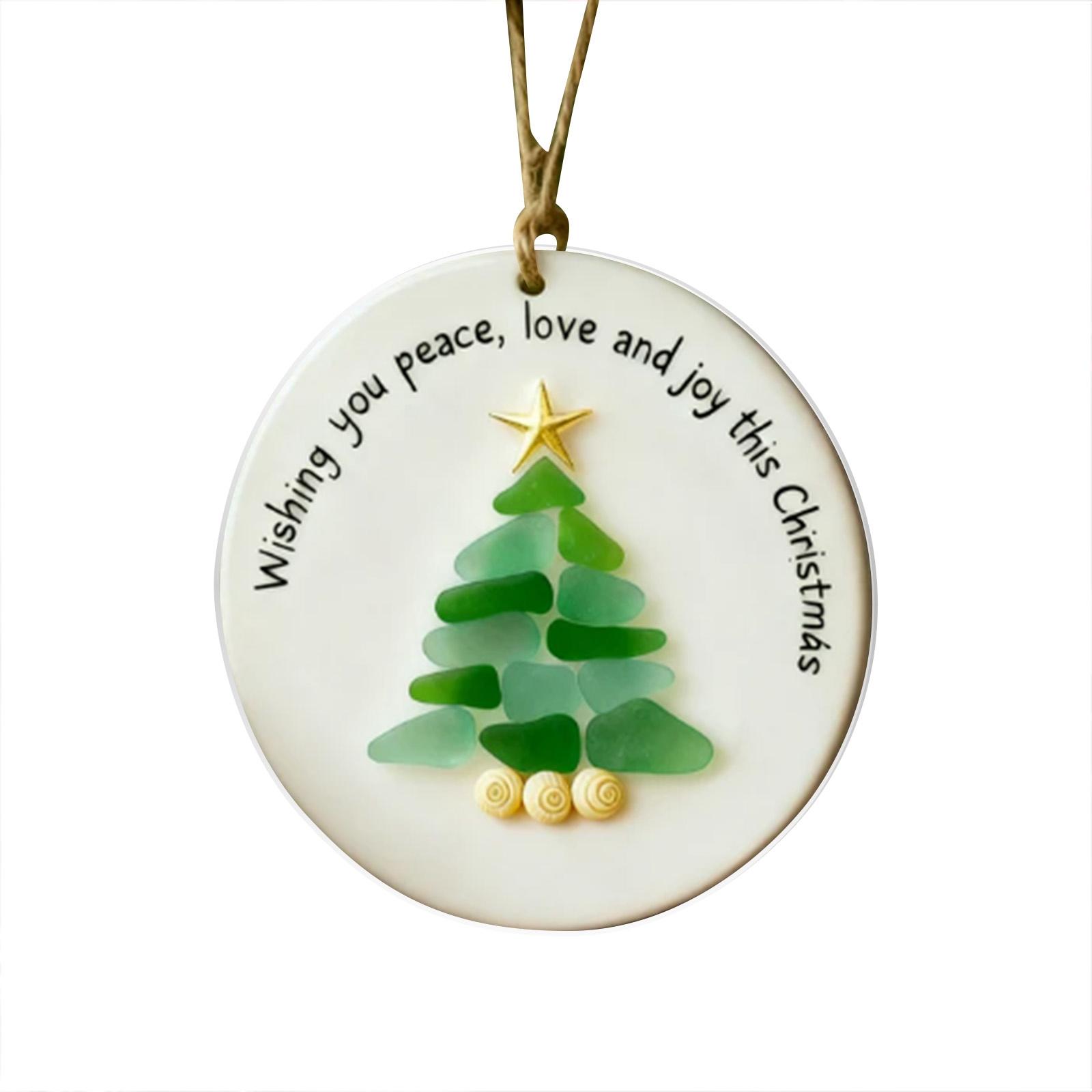 

Christmas Candy Decorations, Wooden Mint Lollipops With Red And Tree Decorations And Strings, Suitable For Christmas Trees, Crafts, And Party Gifts. One Size