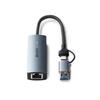 Convertisseur Ethernet 5G - LINDY - USB 3.2 - Aluminium - 5000 Mbit/s - Gris